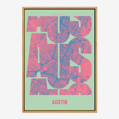 AUS Austin Poster