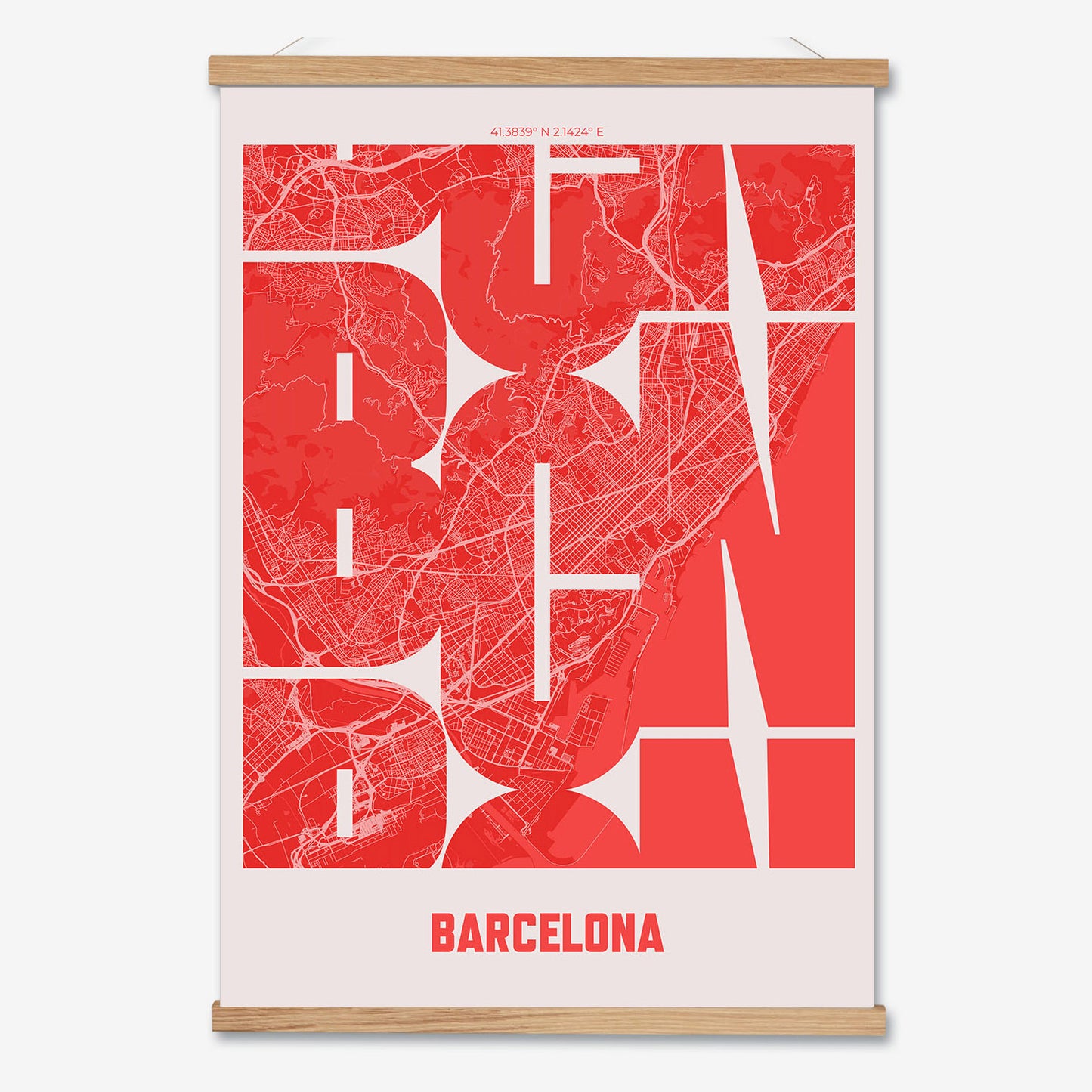 BCN Barcelona Poster