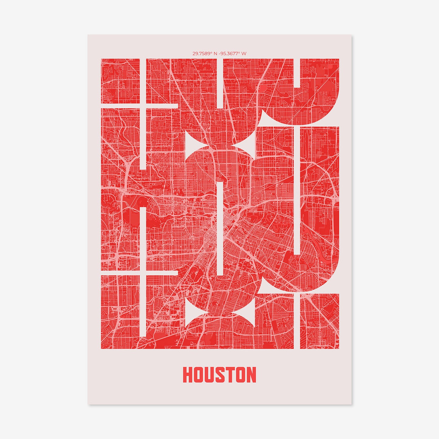 HOU Houston Poster