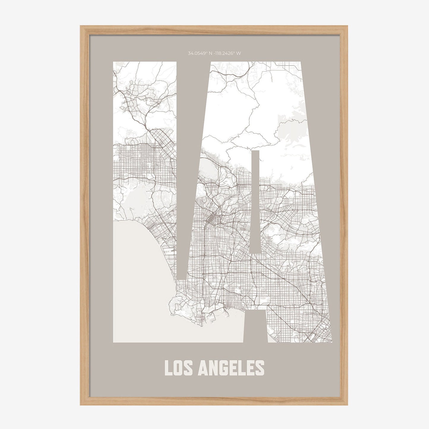LA Los Angeles Poster