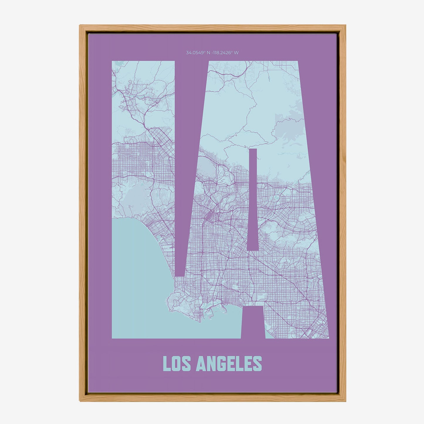 LA Los Angeles Poster