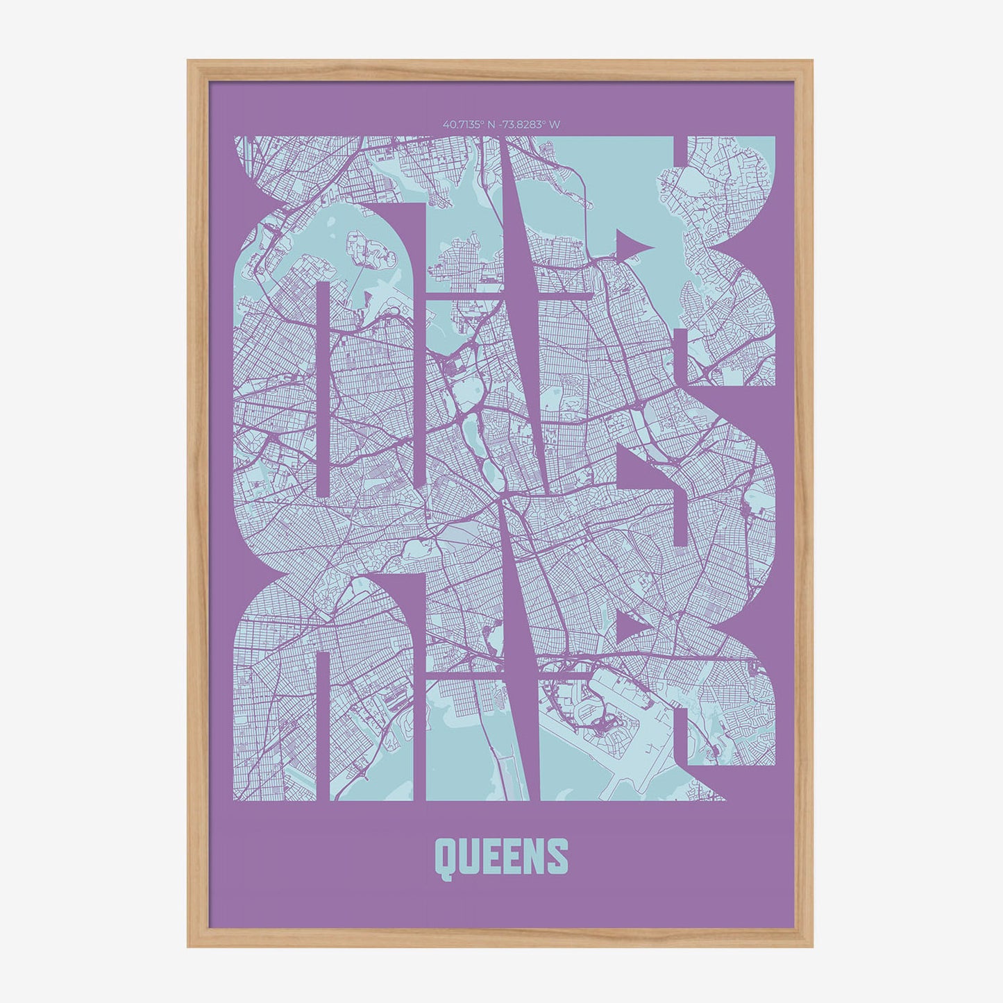 QNS Queens NY Poster