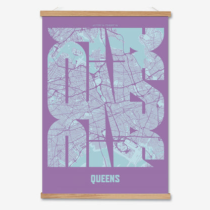 QNS Queens NY Poster