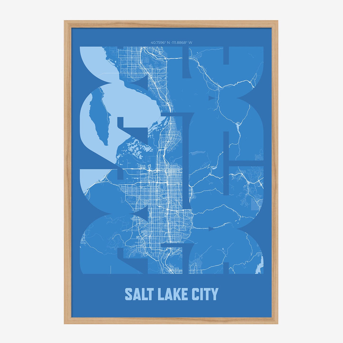 SLC Salt Lake City Poster