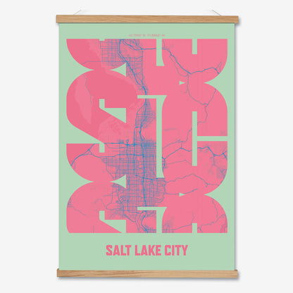 SLC Salt Lake City Poster