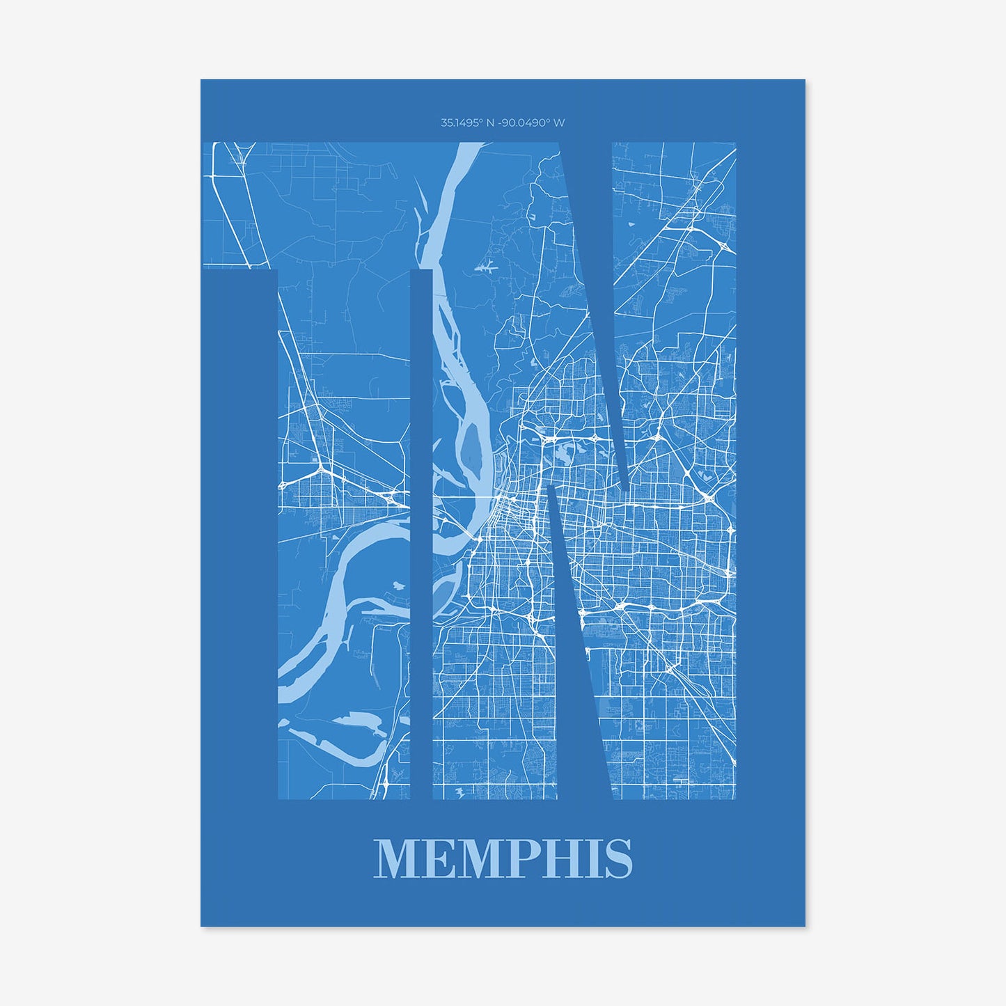 TN Memphis Poster