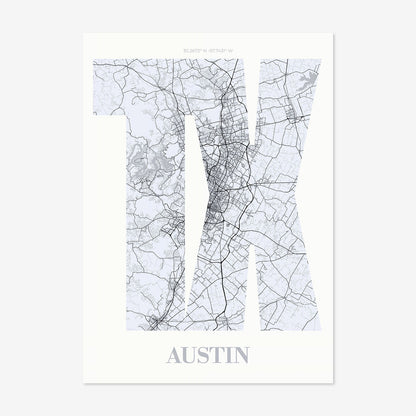 TX Austin Poster