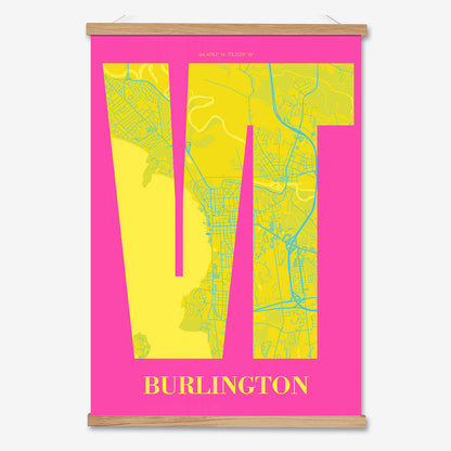 VT Burlington Poster