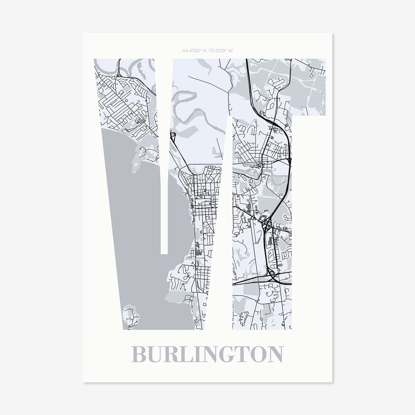 VT Burlington Poster